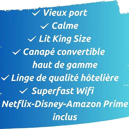 Sud Passion - Fada Vieux Port - Calme - Linge De Qualite - Lit King Size - Fibre Apartment Марсилия Екстериор снимка