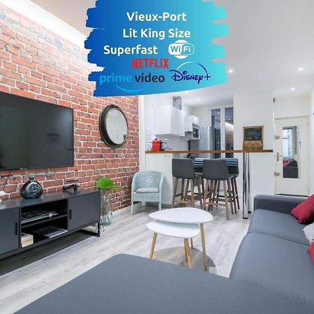 Sud Passion - Fada Vieux Port - Calme - Linge De Qualite - Lit King Size - Fibre Apartment Марсилия Екстериор снимка