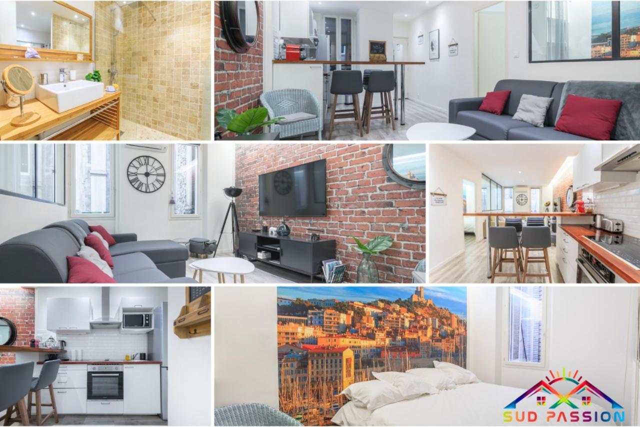 Sud Passion - Fada Vieux Port - Calme - Linge De Qualite - Lit King Size - Fibre Apartment Марсилия Екстериор снимка