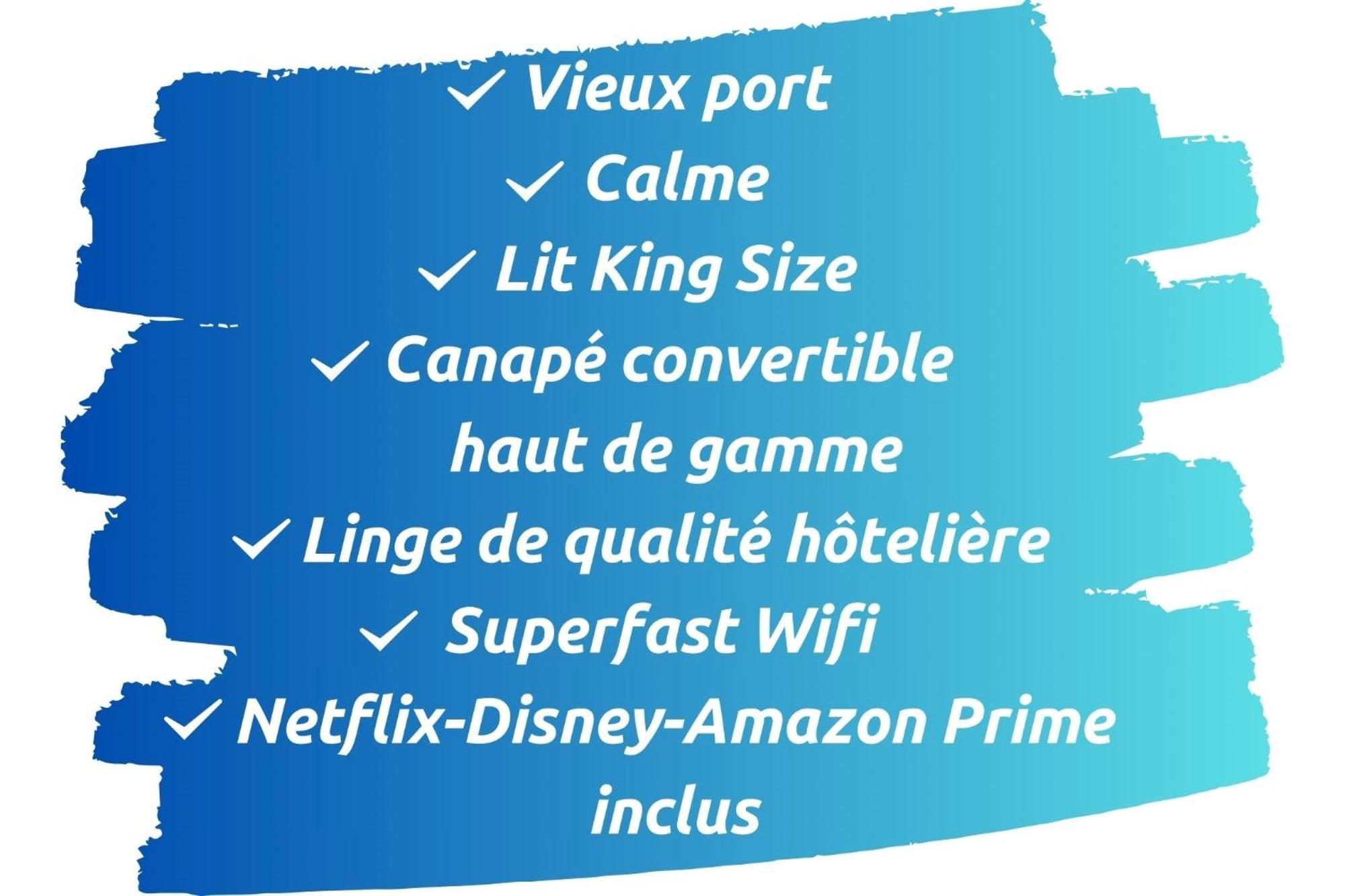 Sud Passion - Fada Vieux Port - Calme - Linge De Qualite - Lit King Size - Fibre Apartment Марсилия Екстериор снимка